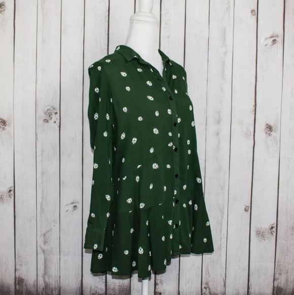 HP!🐞 11.1.Tylho Ladybug Peplum Tunic - Picture 3 of 16